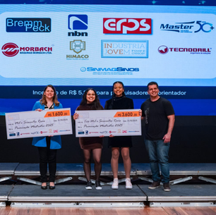 Prêmios Indústria Jovem são entregues na Mostratec 2025