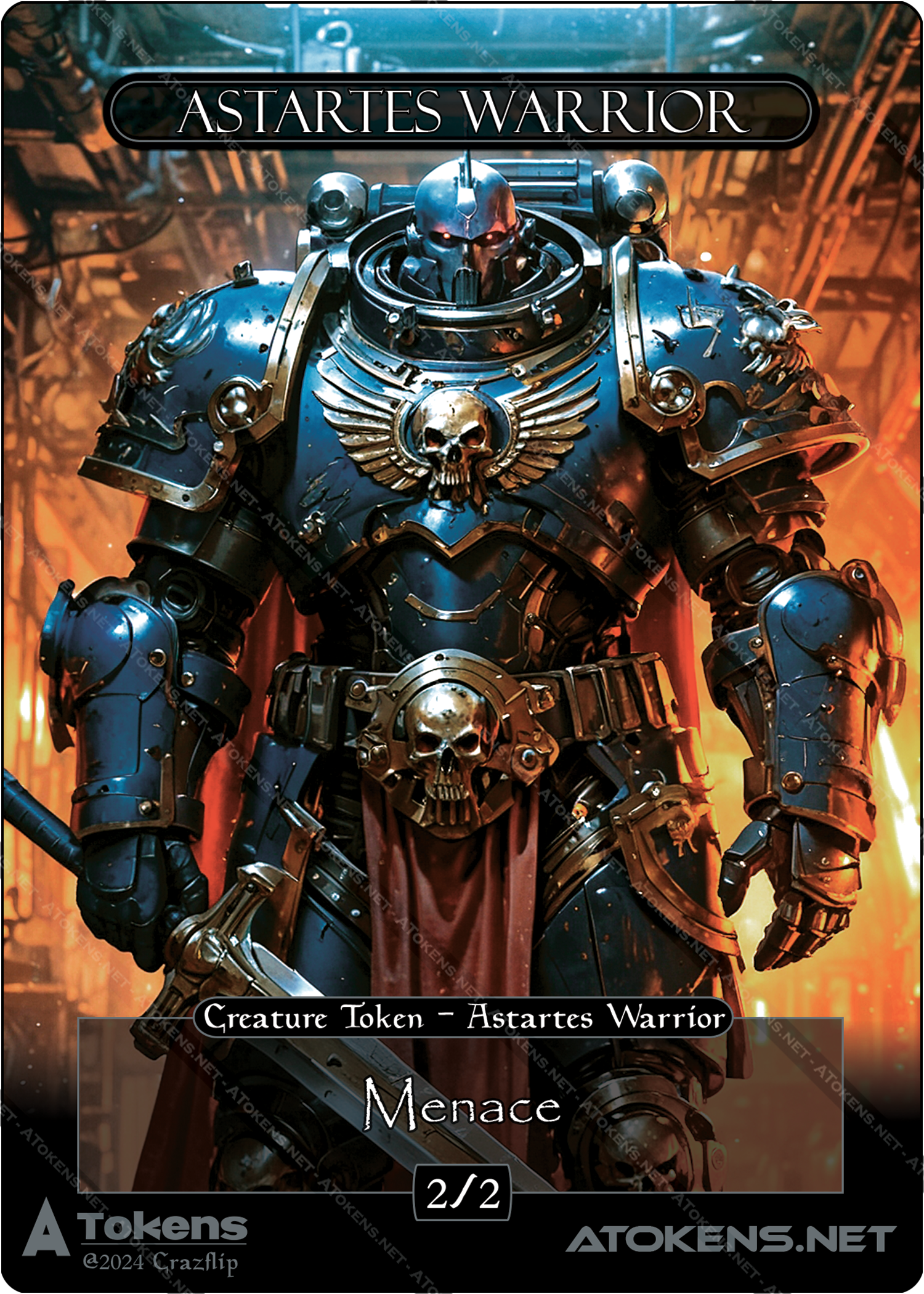 Black Astartes Warrior - Bulky Brother
