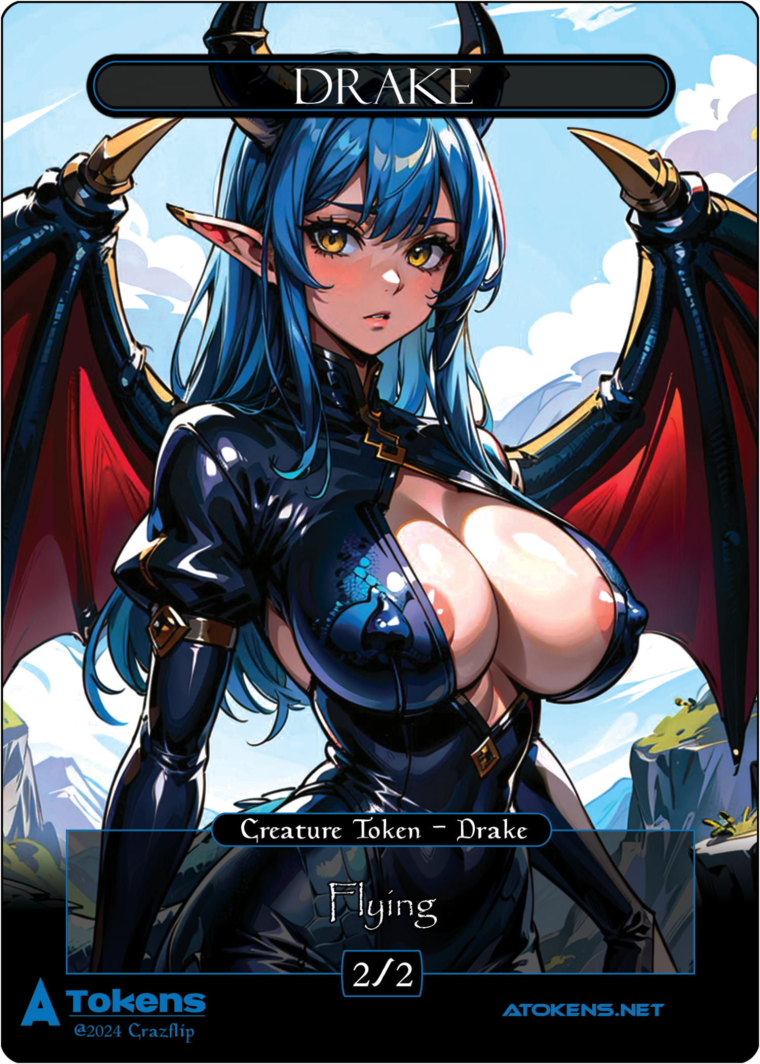 Alternative MTG (nude) Drake Token