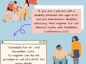 National Youths with Disabilities Conference 2022