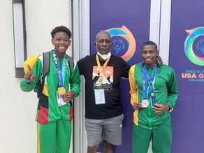Top flight sprinter Annson Forde perseveres to win gold for Guyana