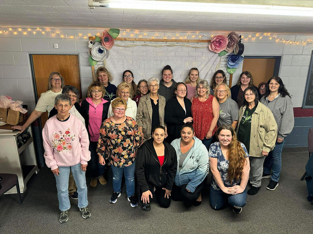 Group photo of women at an event