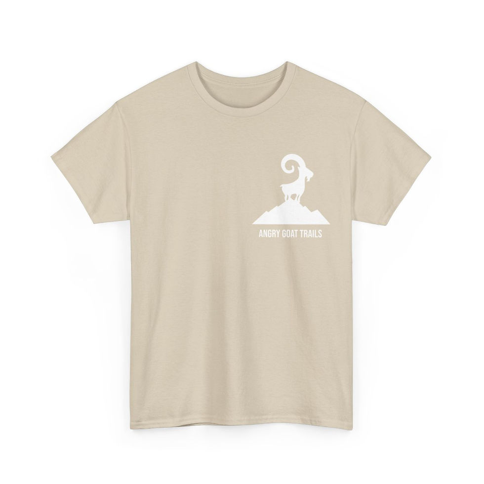 Thumbnail: Angry Goat Trails Signature Tee (White Logo)
