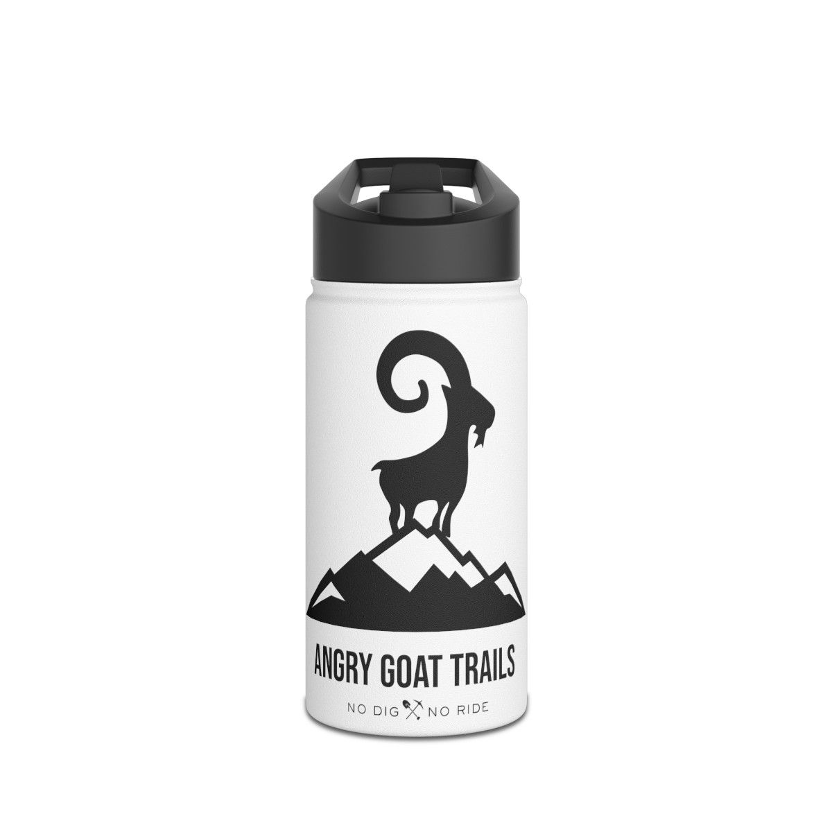 Angry Goat Trails Signature Stainless Steel Water Bottle