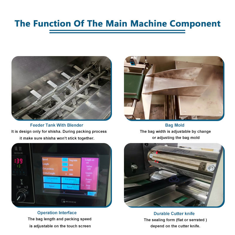 Thumbnail: Automatic Hffs Packing Machine Automatic 50g 150g 250g Molasses Shisha Tobacco