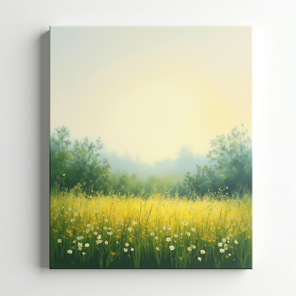 Serene Meadow Canvas