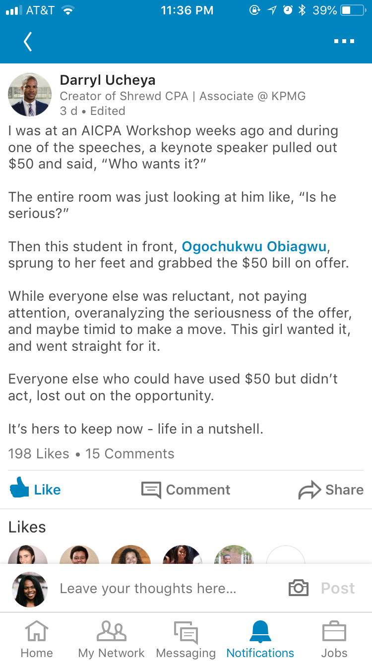 LinkedIn Story