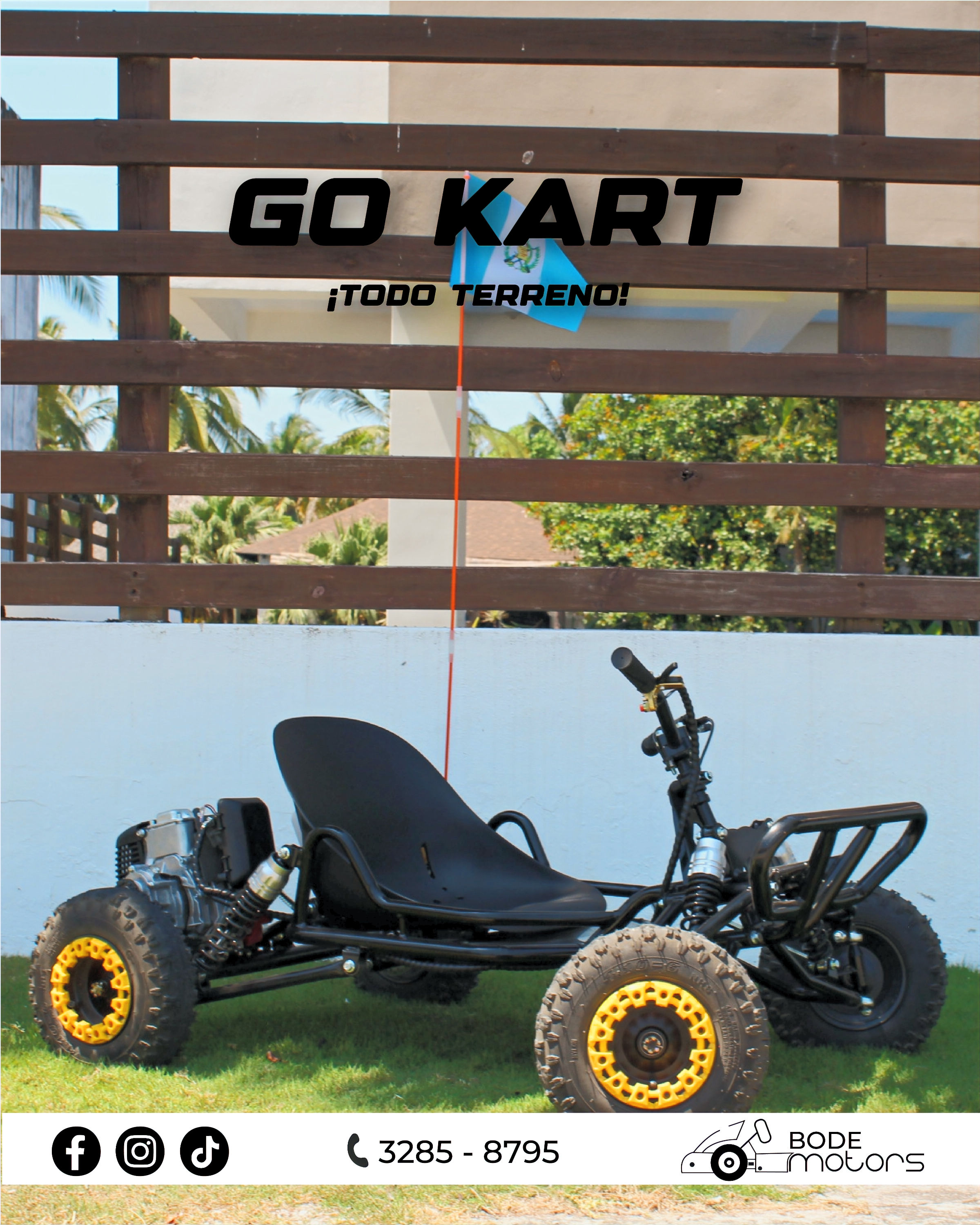 Go Kart 90 cc Llantas 9''