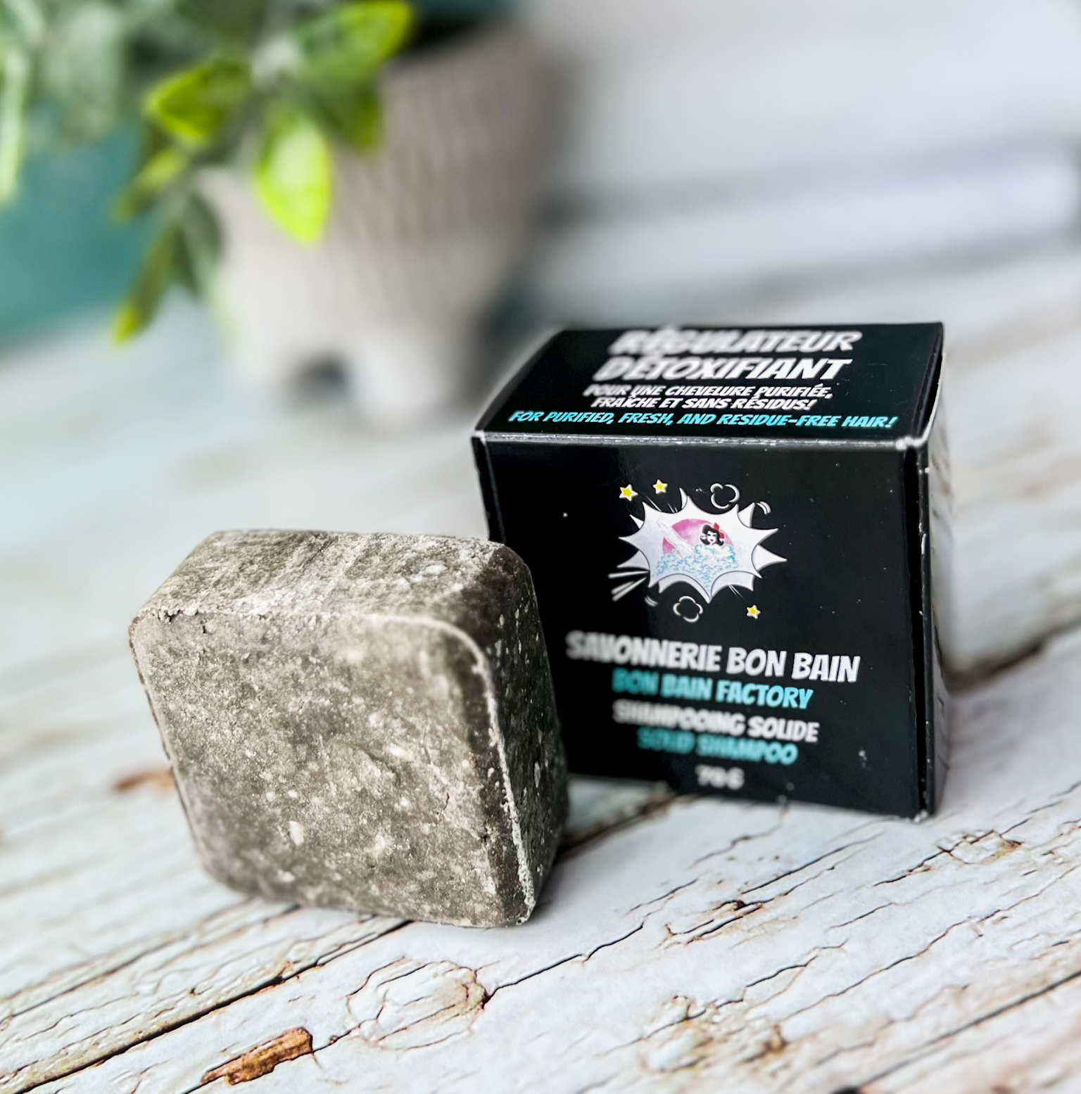 Shampoing solide - Régulateur détoxifiant