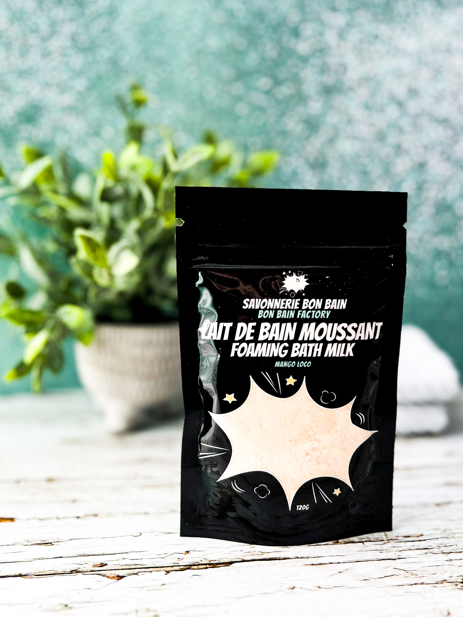 Lait de bain moussant