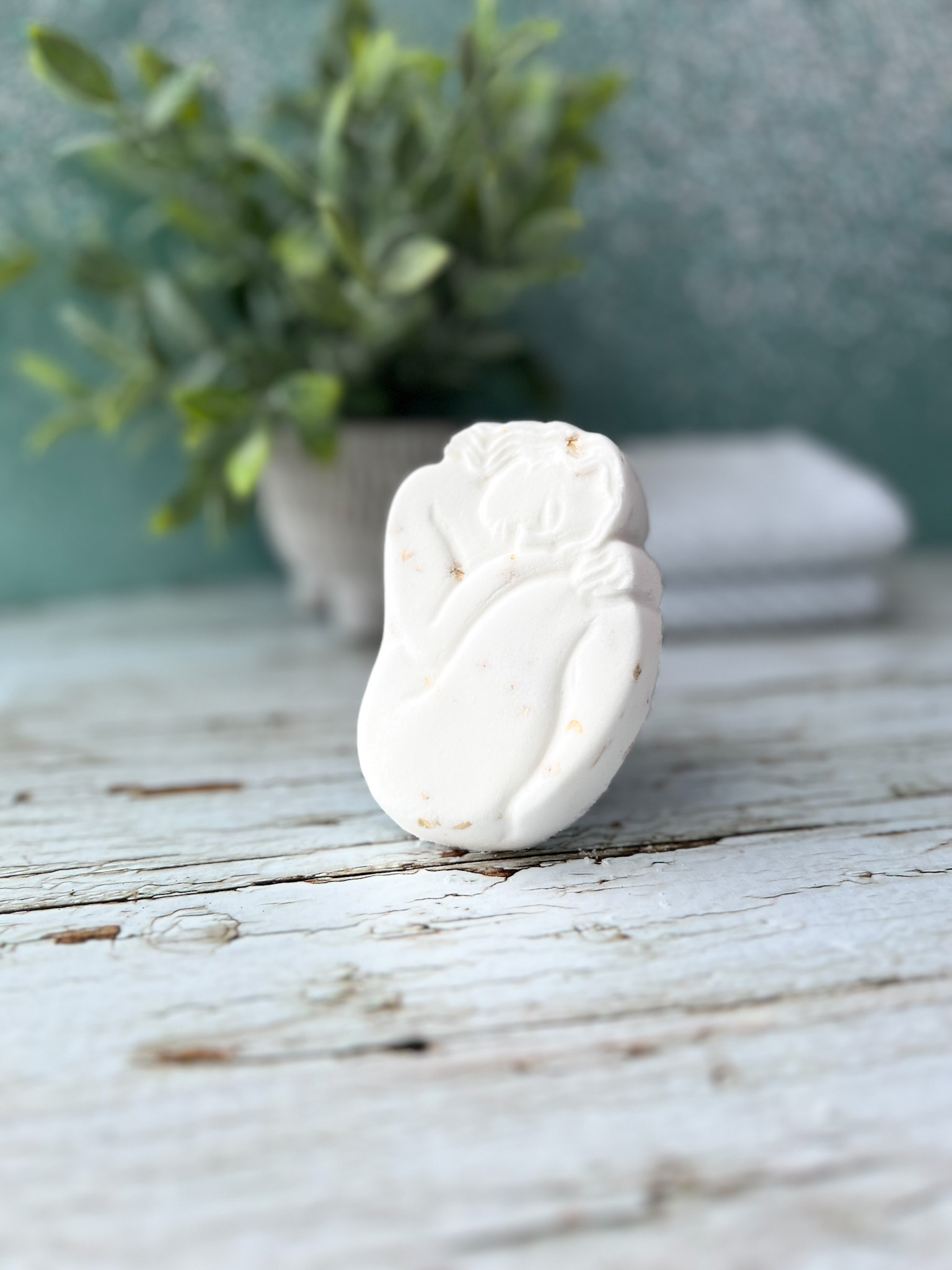 Bombe de bain • Avoine, miel & lait