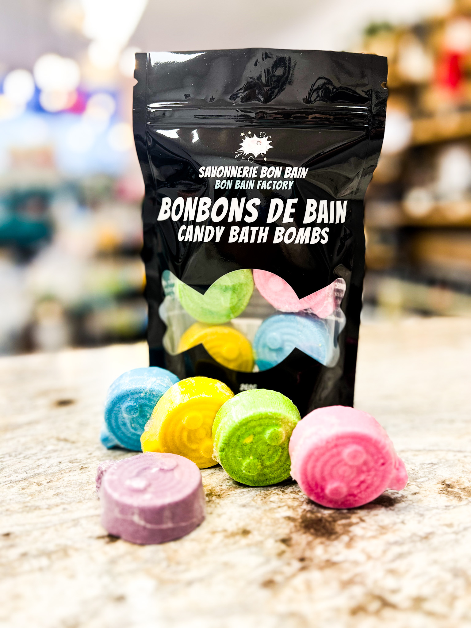 Bonbons de bain 2.0
