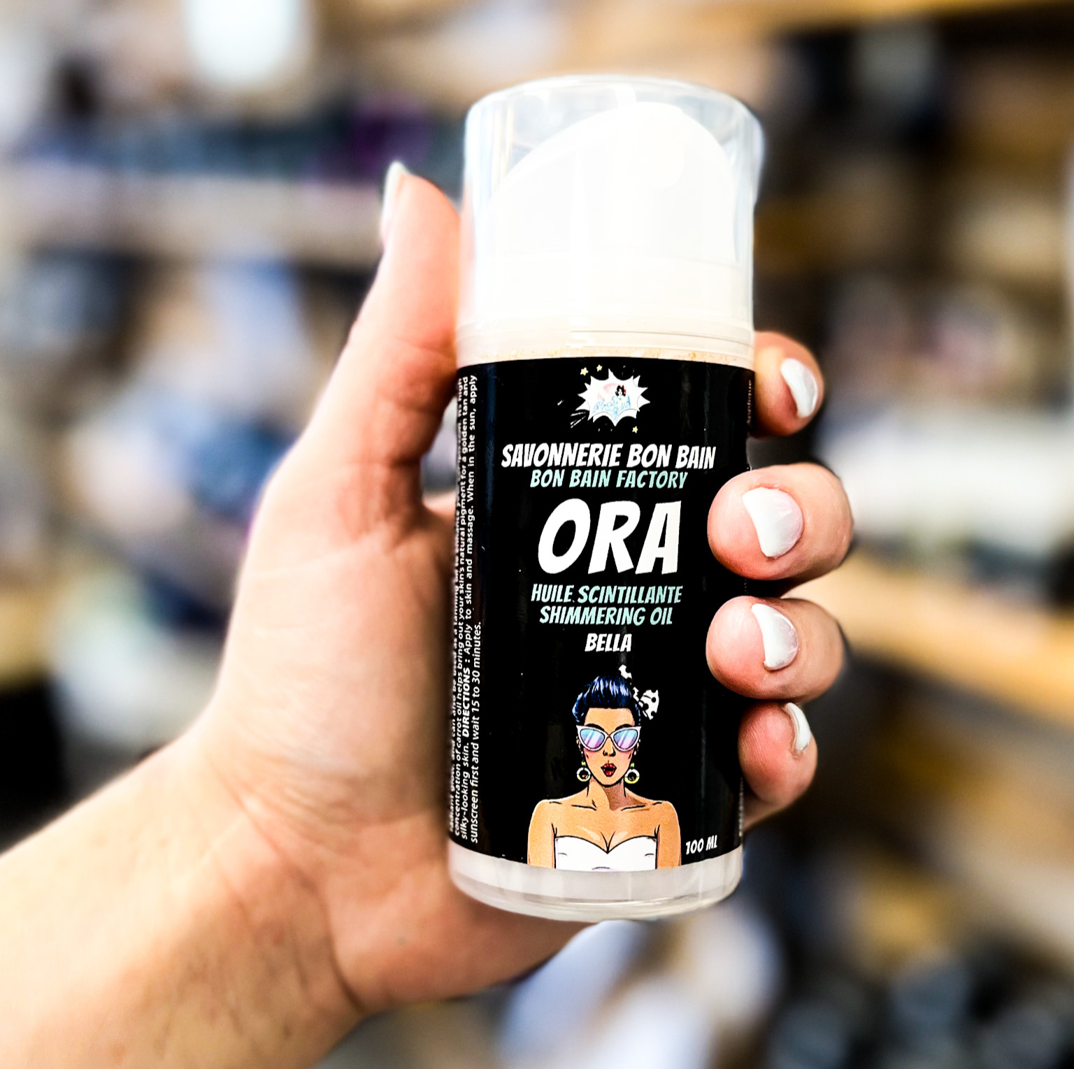 Ora Huile scintillante bronzage