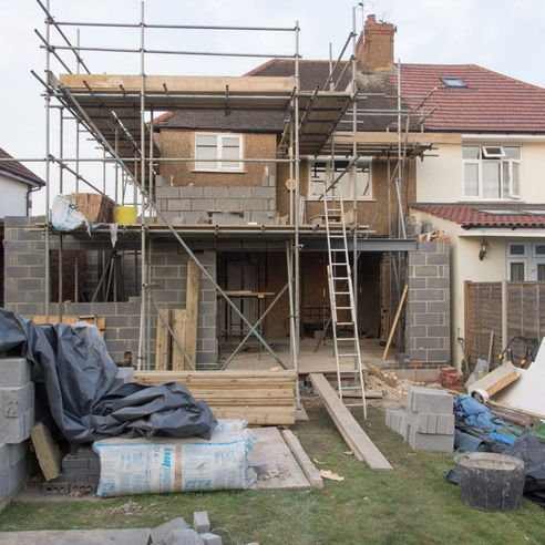 PADS Group providing a home extension scaffolding service
