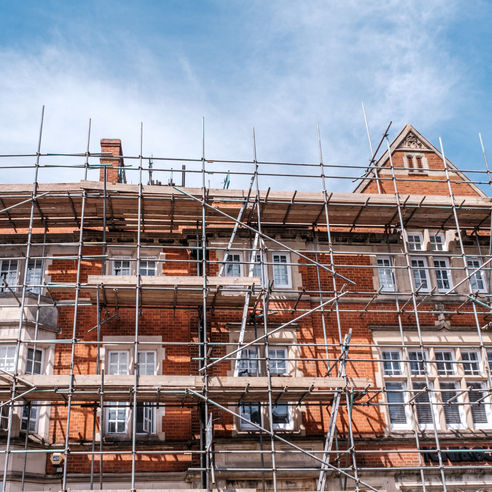 PADS Group providing a high-quality building chimney stack scaffolding