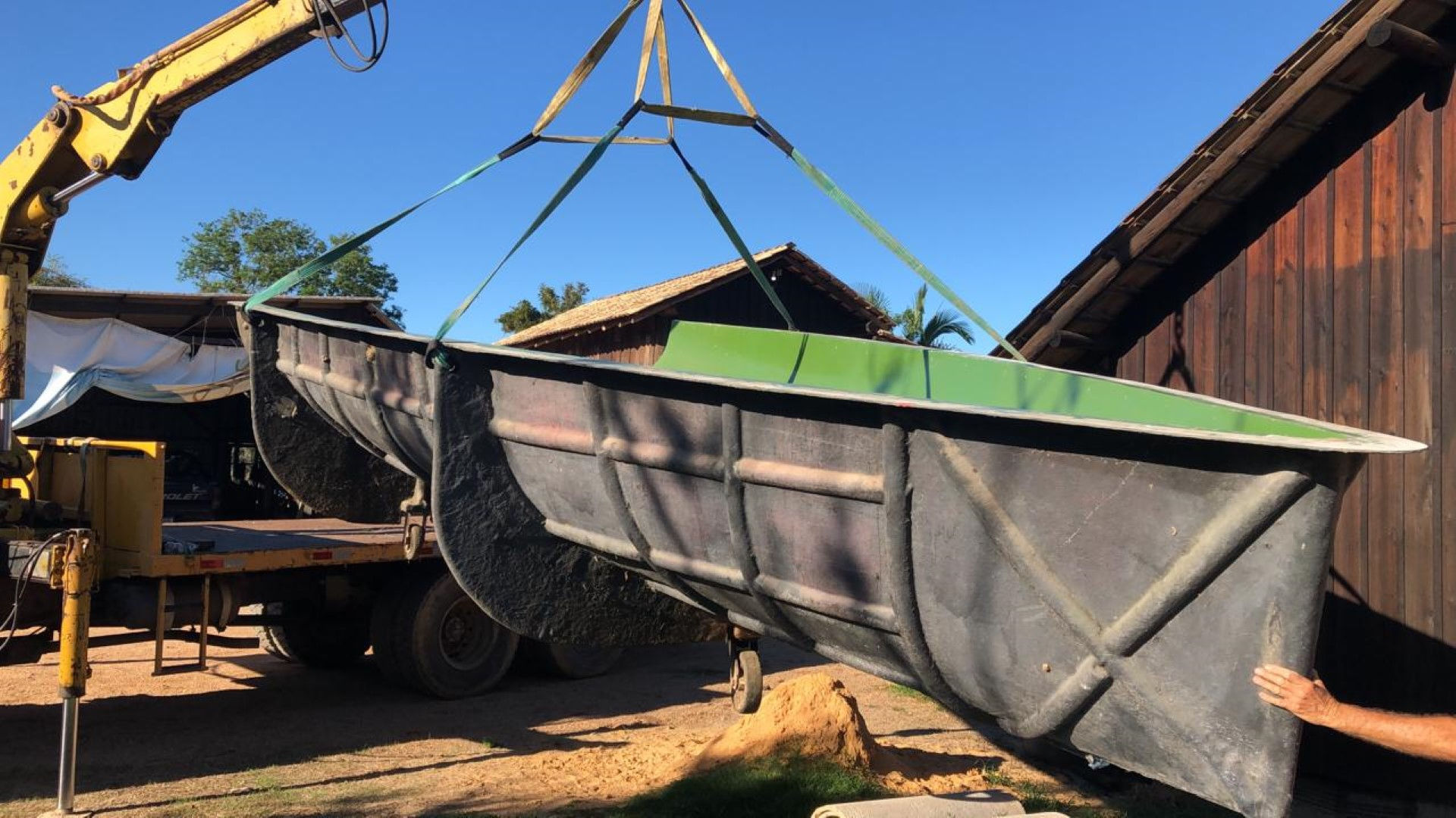 Moldes para produção de veleiros classe Mini