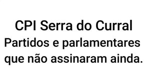 CPI Serra do Curral
