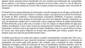 Ambientalistas alertam para a necessidade de colocar um fim na hipocrisia da mineração e no sistema 