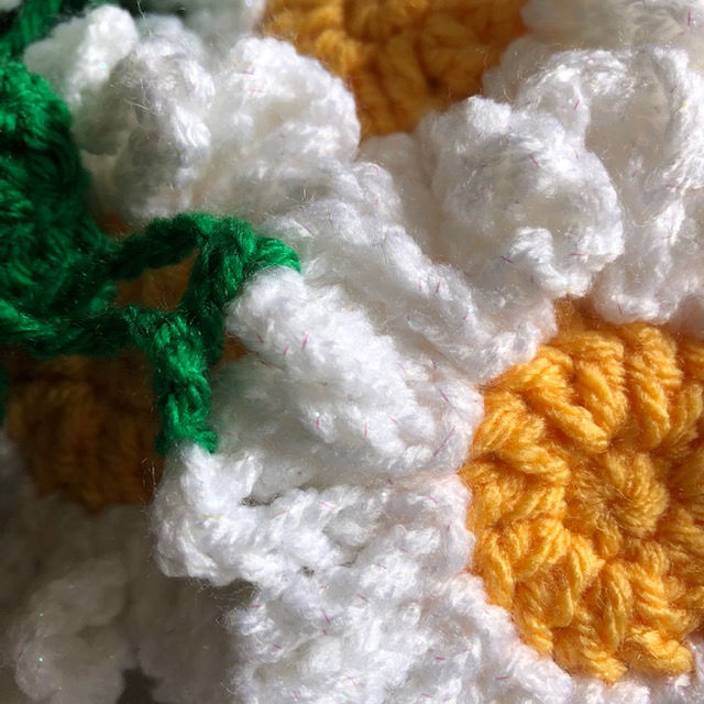 Thumbnail: Daisy Glitter Bunting - beautiful daisy bunting (with a hint of glitter)  to display inside or outside the house. Summer ready.