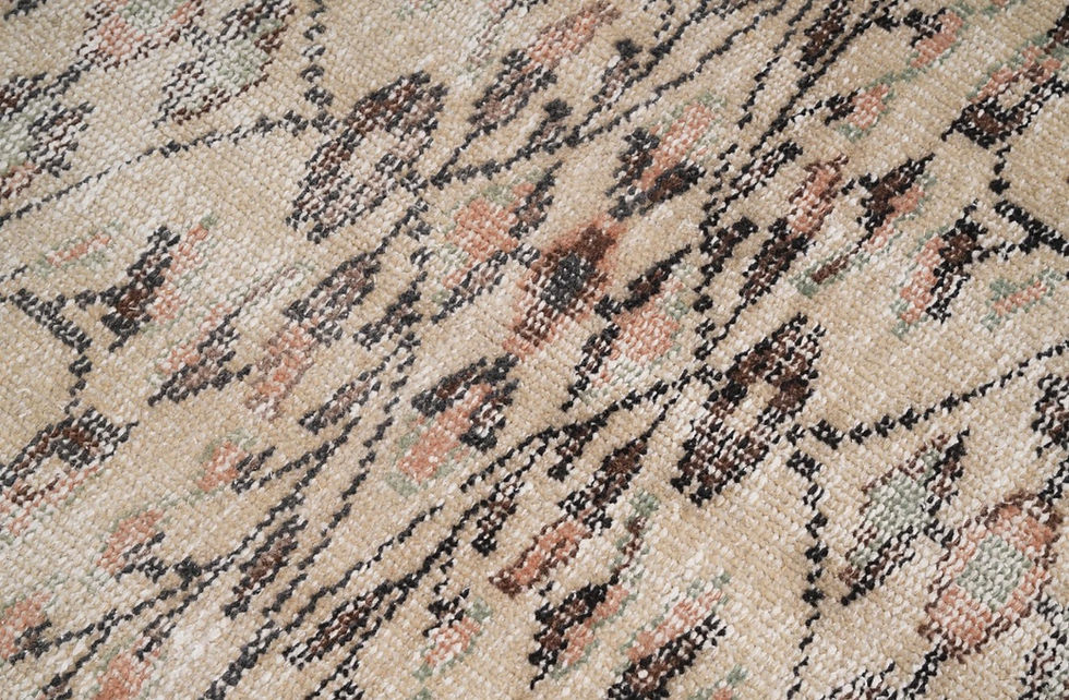 Thumbnail: Antique Turkish Handwoven Rug 7x10ft
