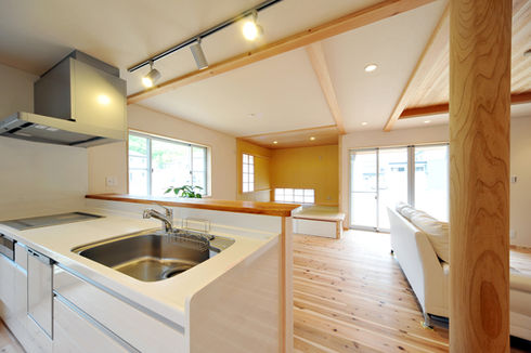 Agencement de cuisine-simple-moderne-sur-mesure