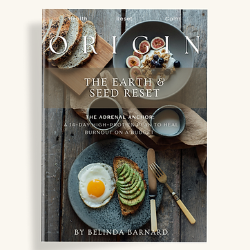 Earth & Seed Reset | 14-day High-protien adrenal anchor to heal burnout by Belinda Barnard