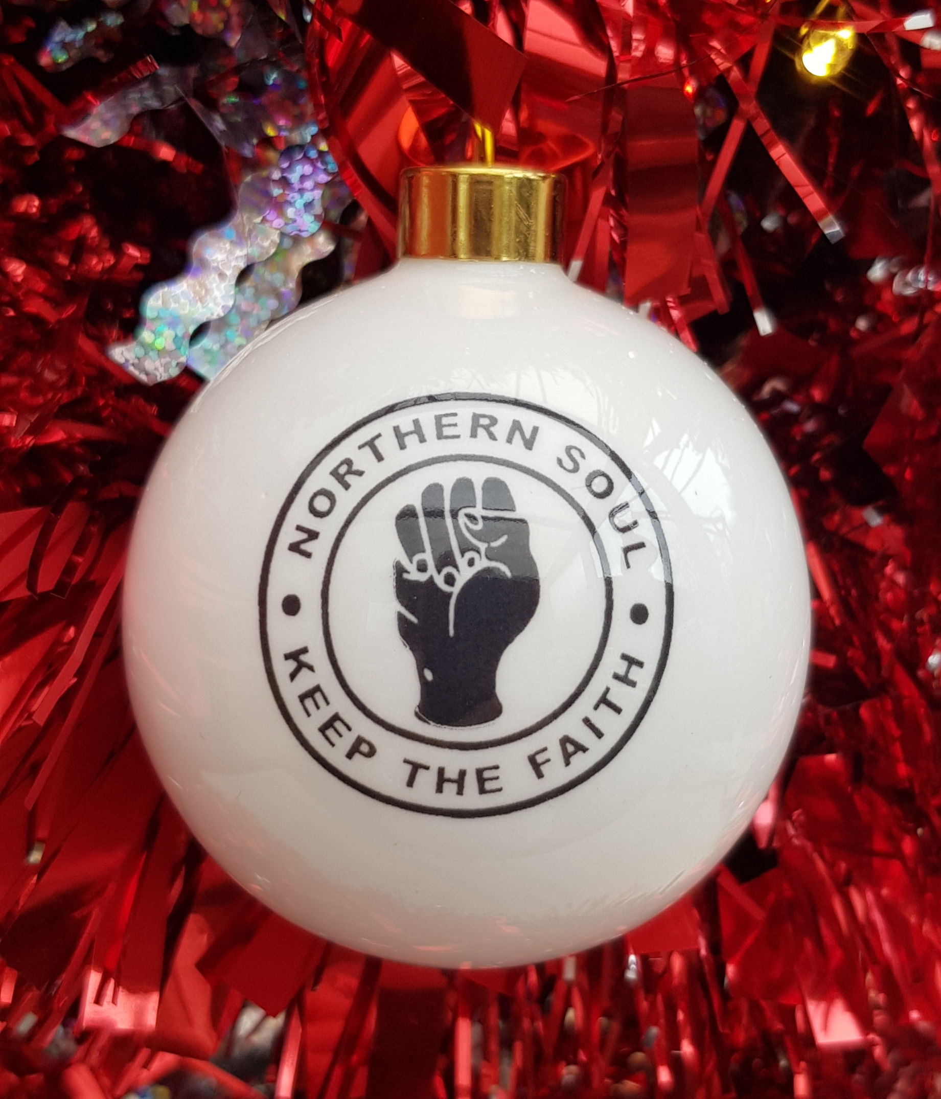 Christmas China Bauble KTF