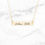 Thumbnail: John 3:16 Necklace - Gold Bar Necklace