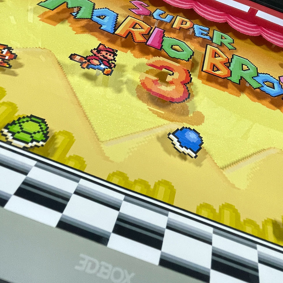 Miniatura: 3DBox Super Mario Bros 3 LED 45x33 LED