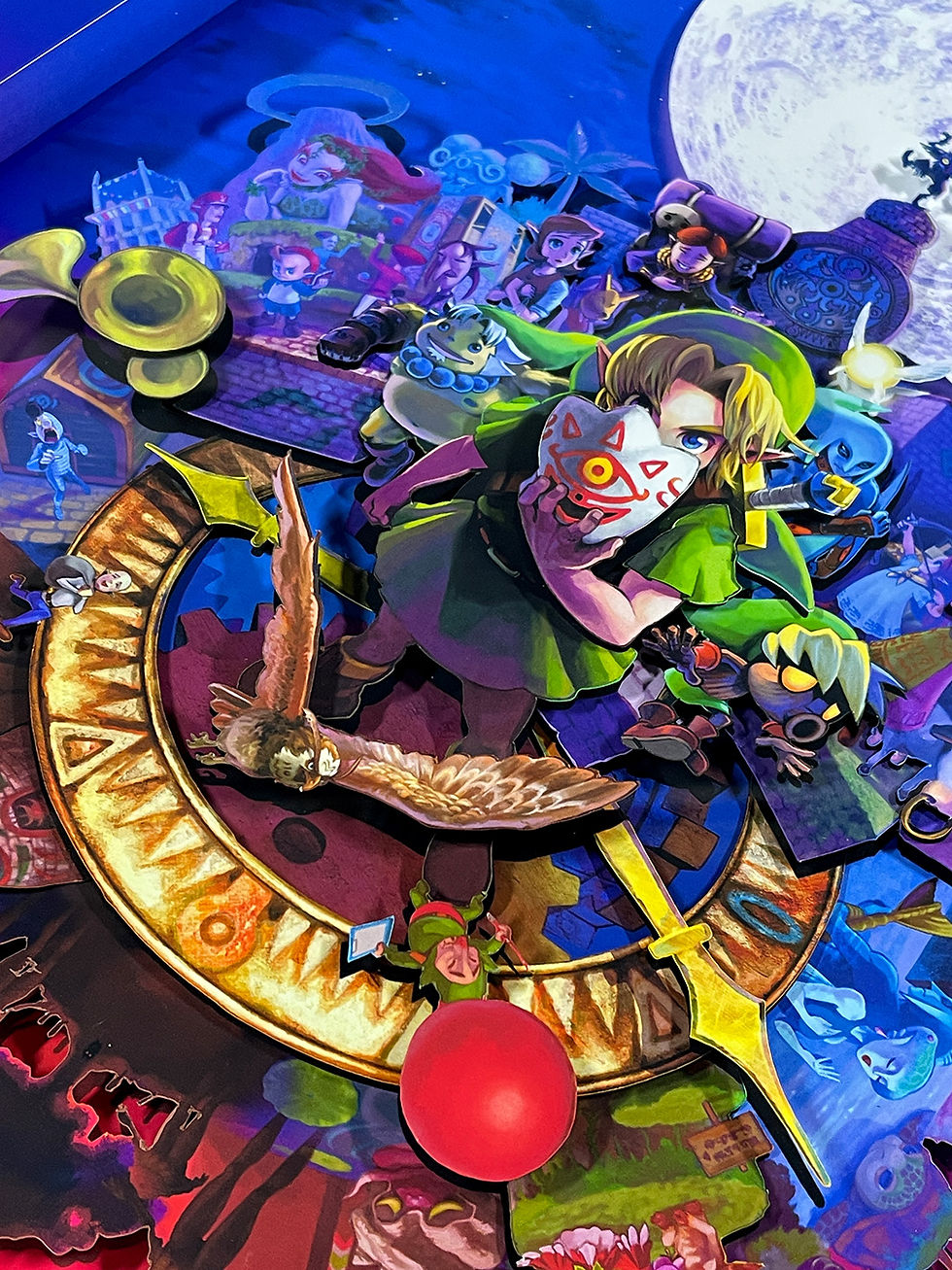 Miniatura: 3DBox Zelda Majora's Mask 45x33 c/LED