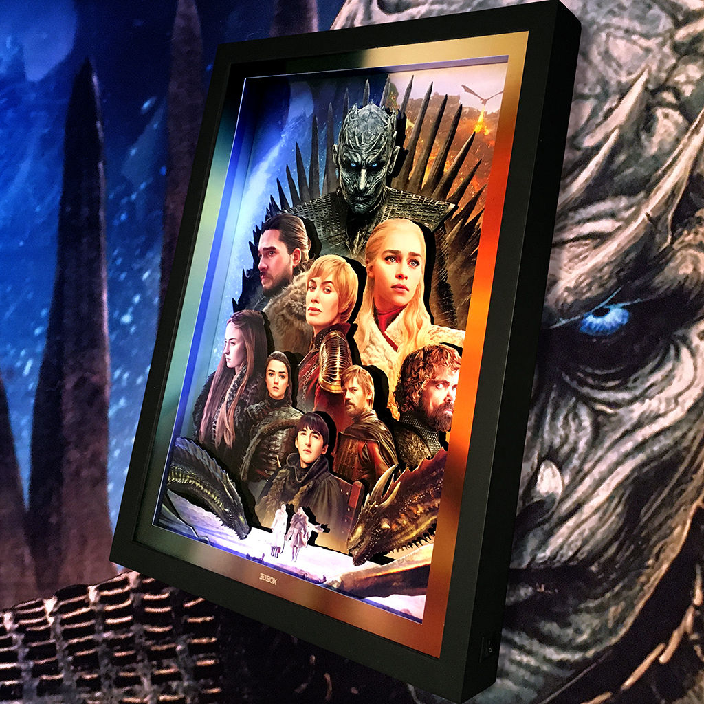 3DBox G. Tronos 45x33 c/LED