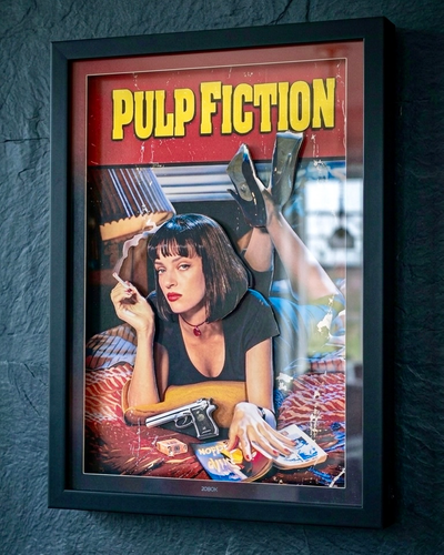 3DBox Pulp Fiction 45x33 LED | 3DBox Quadros 3D