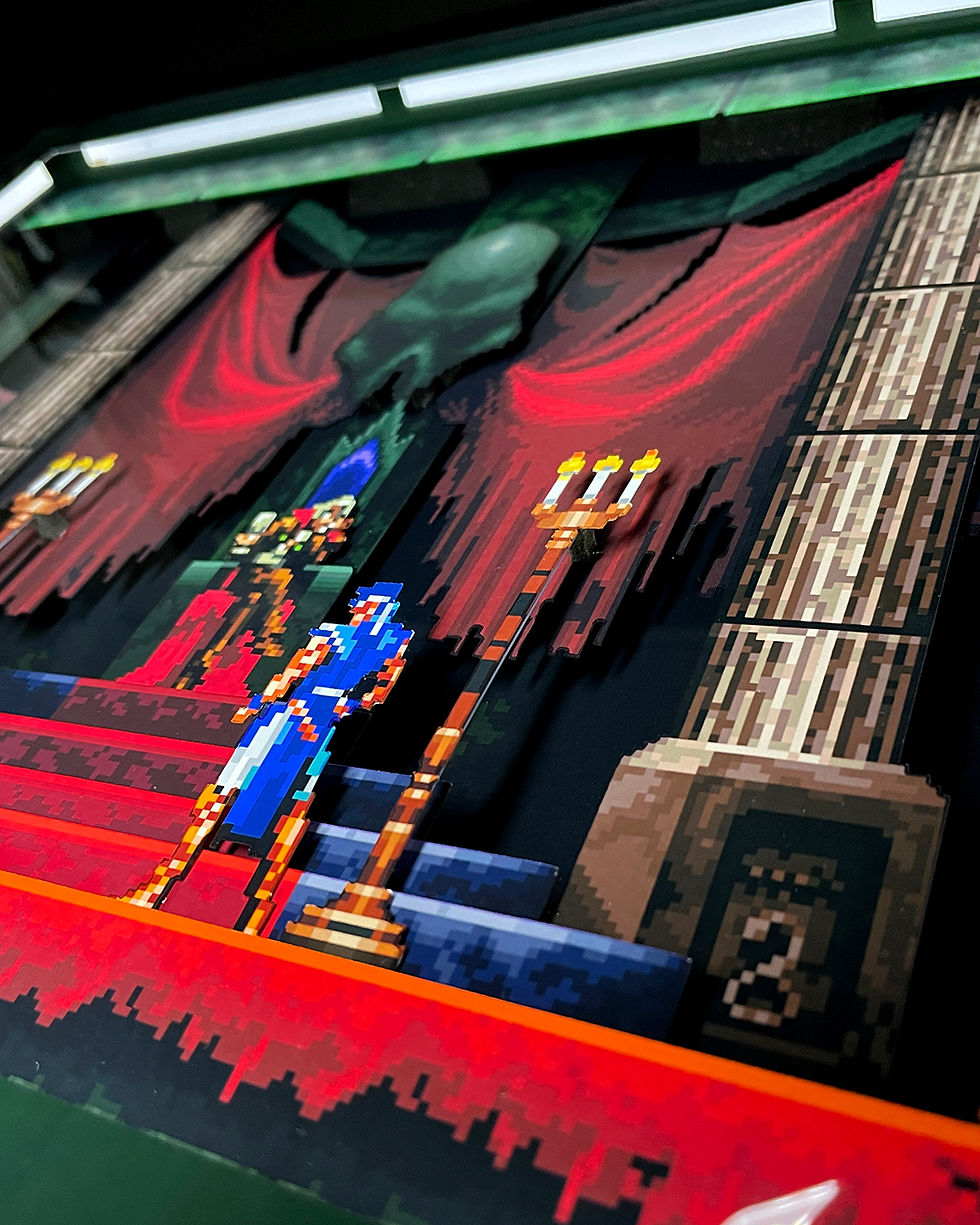 Miniatura: 3DBox Castlevania 45x33 c/LED