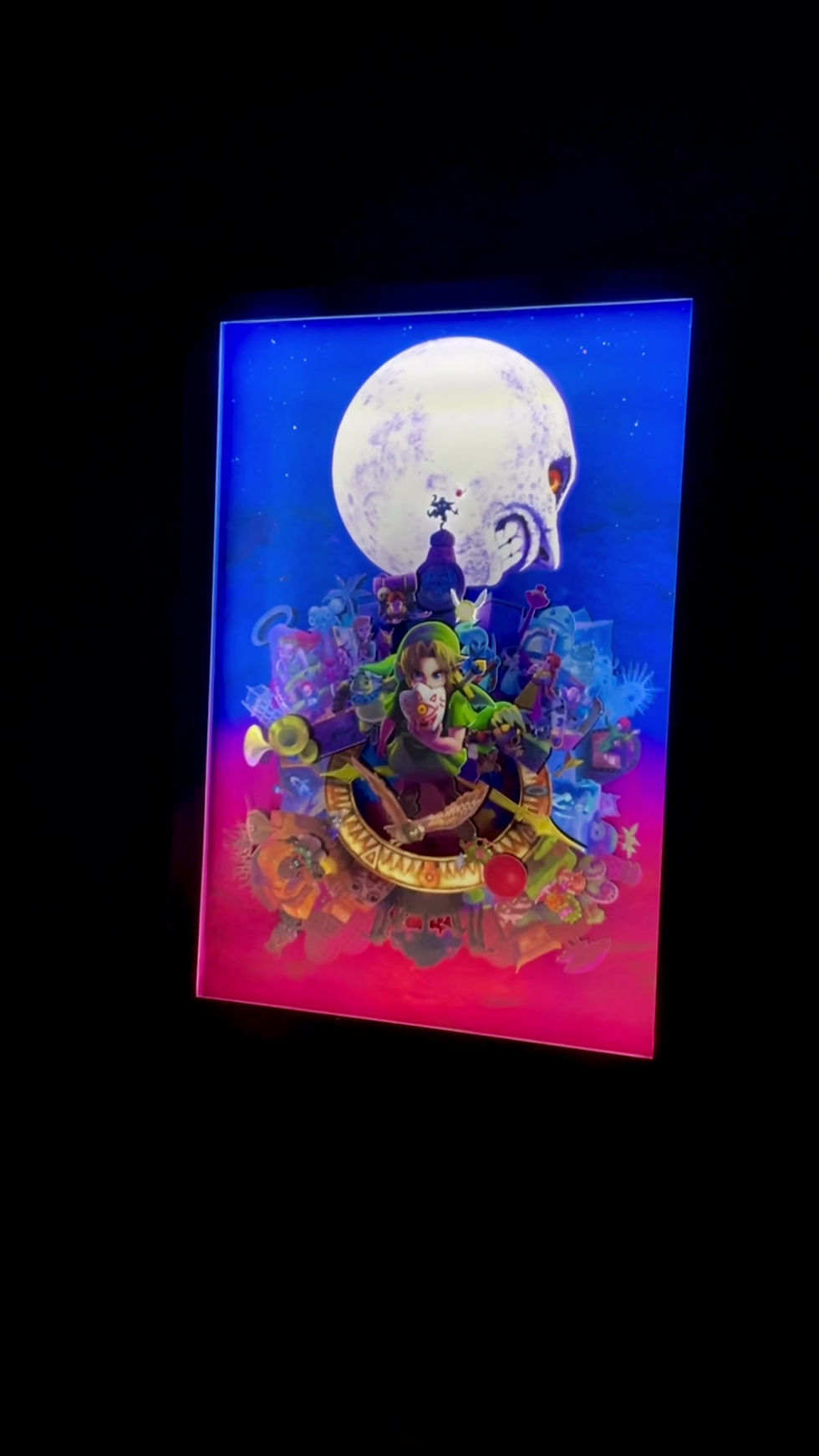 Miniatura: 3DBox Zelda Majora's Mask 45x33 c/LED