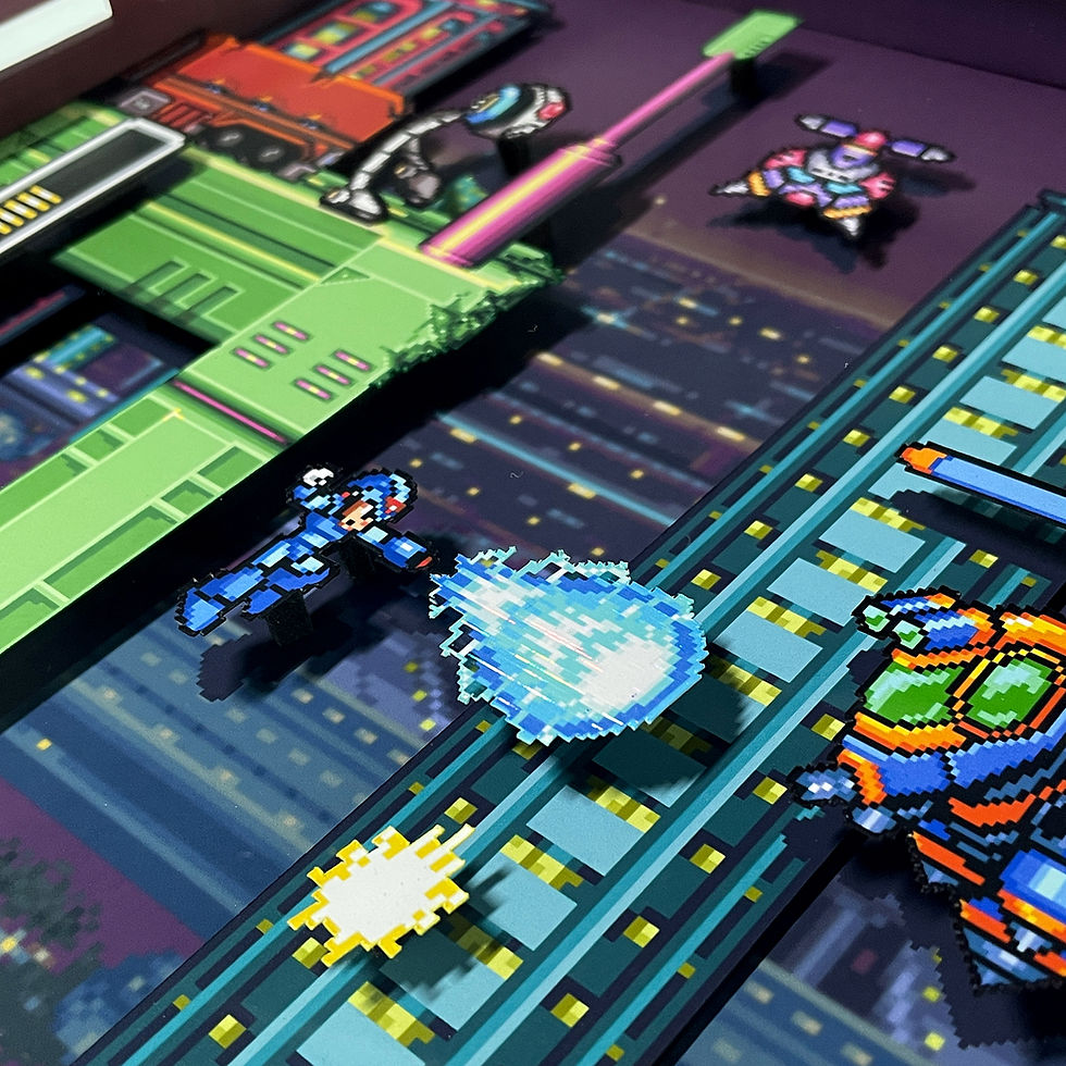 Miniatura: 3DBox Mega Man X LED 45x33