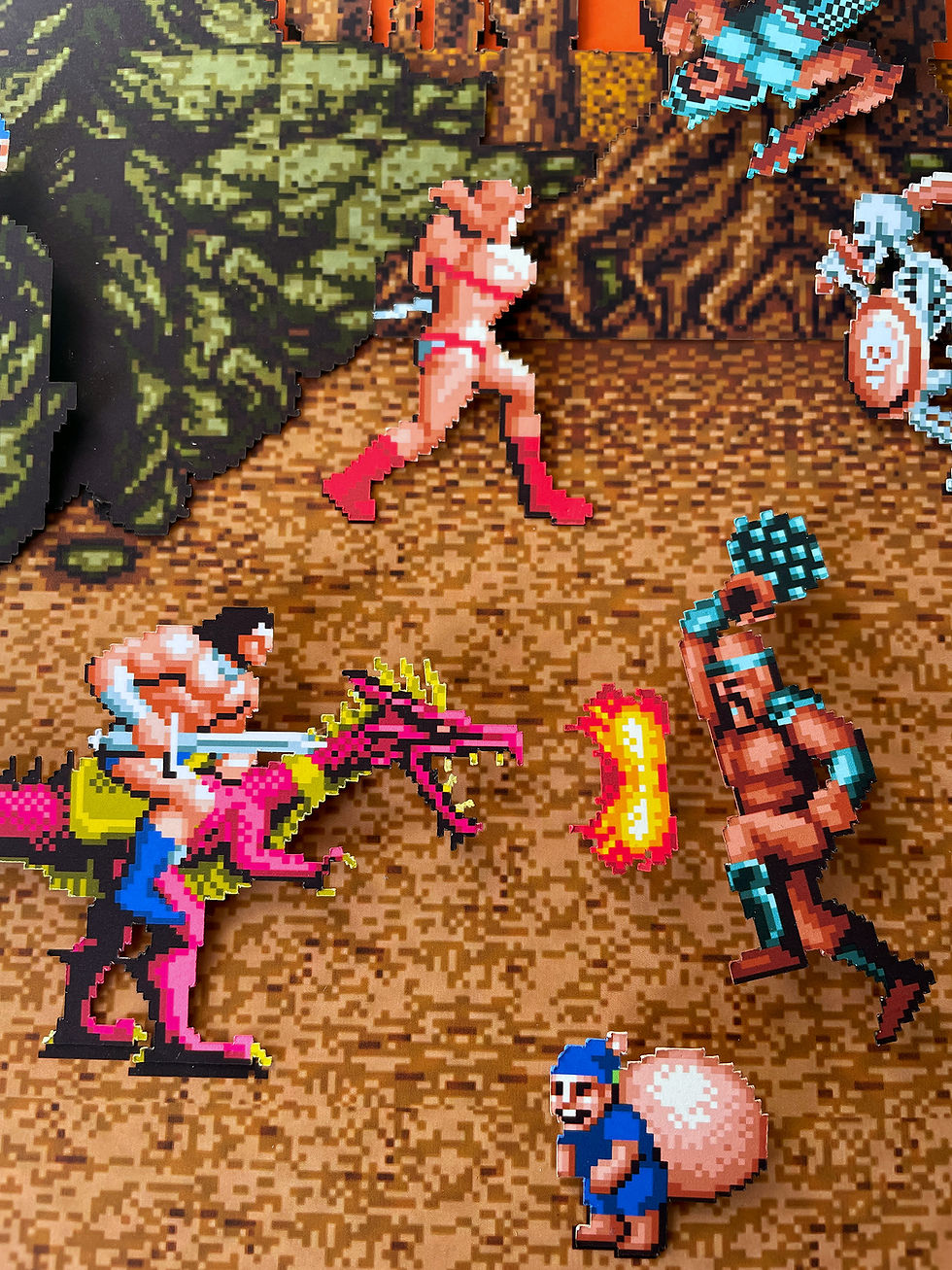 Miniatura: 3DBox Golden Axe 45x33 c/LED