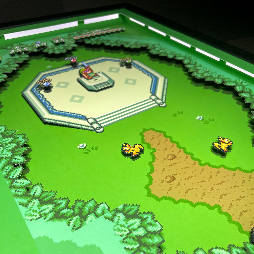 Miniatura: 3DBox Zelda Link Past LED 45x33