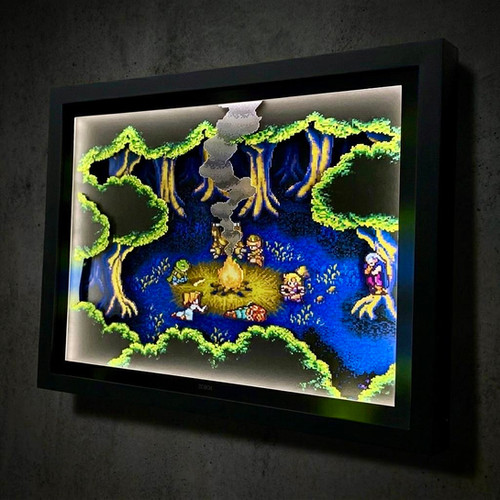 3DBox Chrono Trigger LED 45x33 | 3DBox Quadros 3D