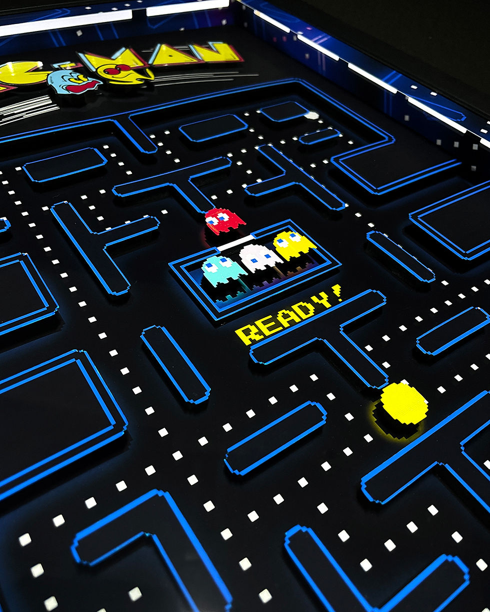 Miniatura: 3DBox PacMan 45x33 c/LED