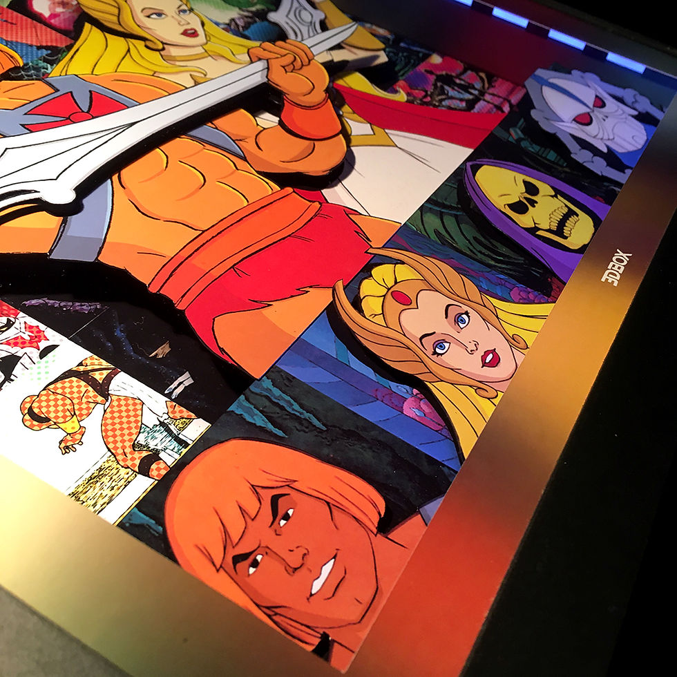 Miniatura: 3DBox He-Man and She-Ra 45x33 c/LED