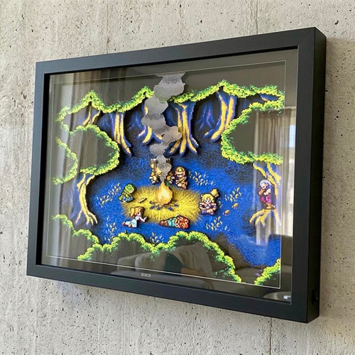 3DBox Chrono Trigger LED 45x33 | 3DBox Quadros 3D