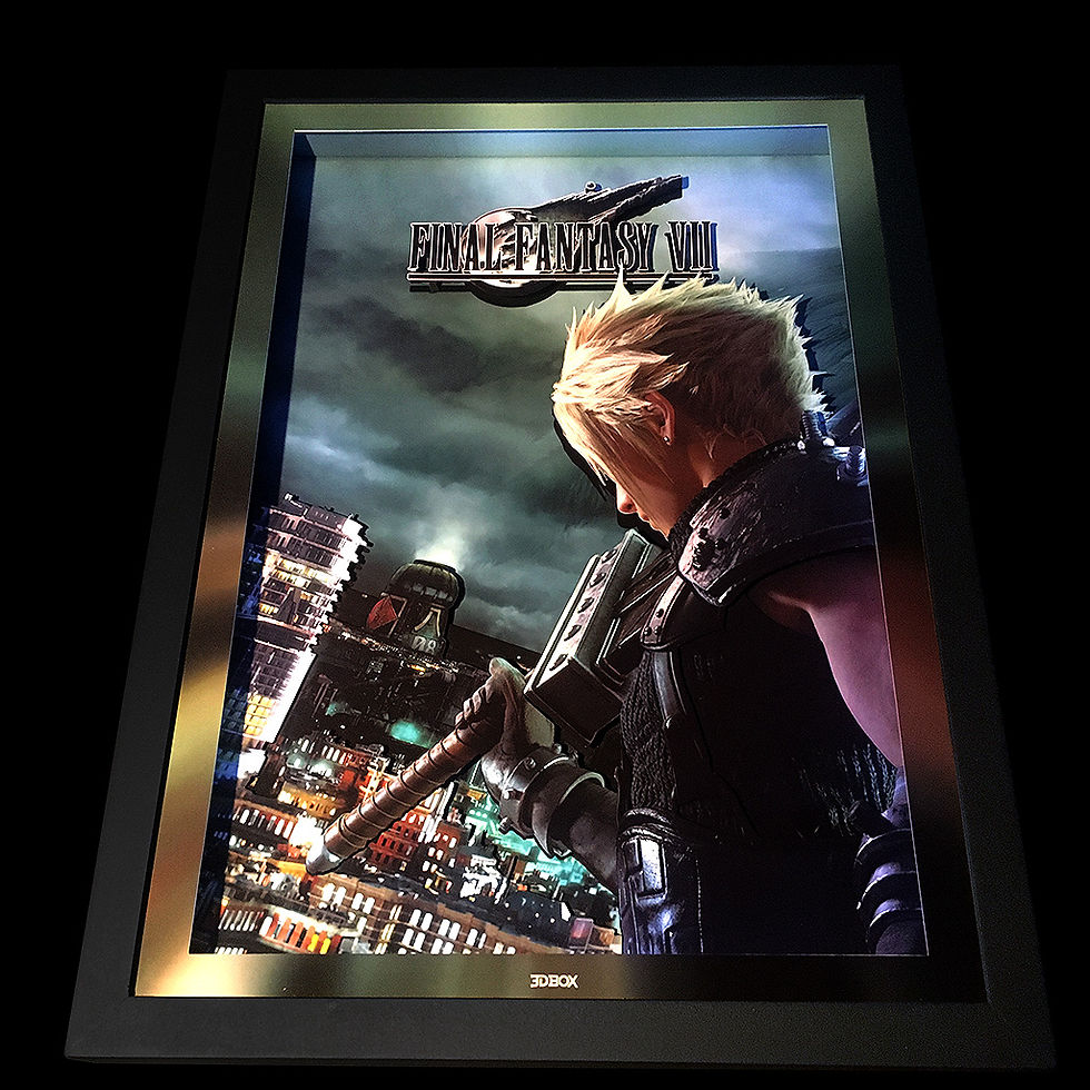 Miniatura: 3DBox Final Fantasy VII 45x33 c/LED