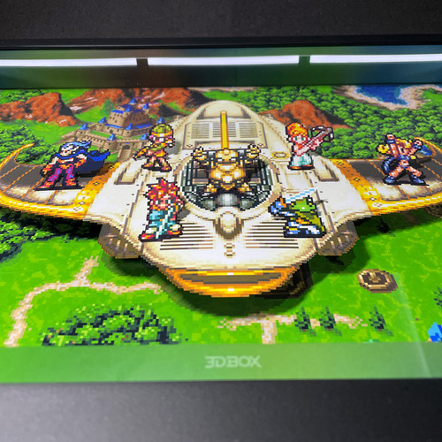 3DBox Chrono Trigger Epoch 45x33 c/LED | 3DBox Quadros 3D