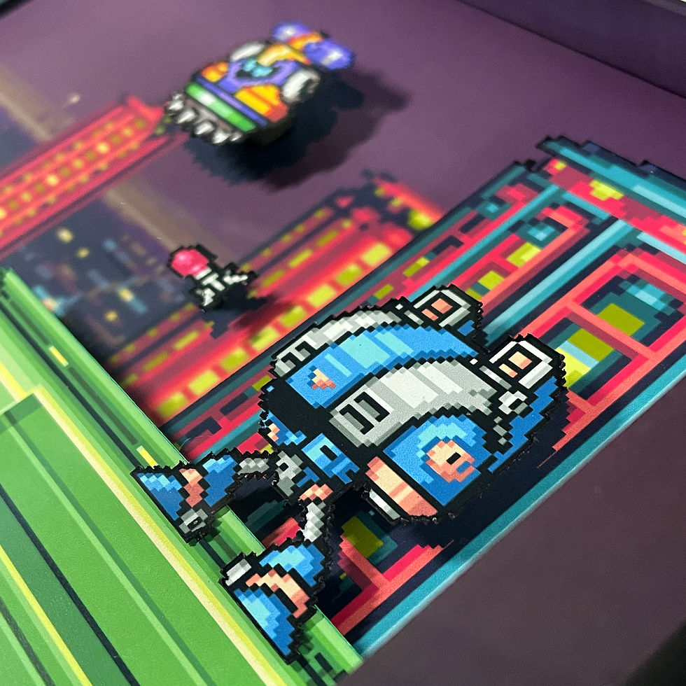 Miniatura: 3DBox Mega Man X LED 45x33