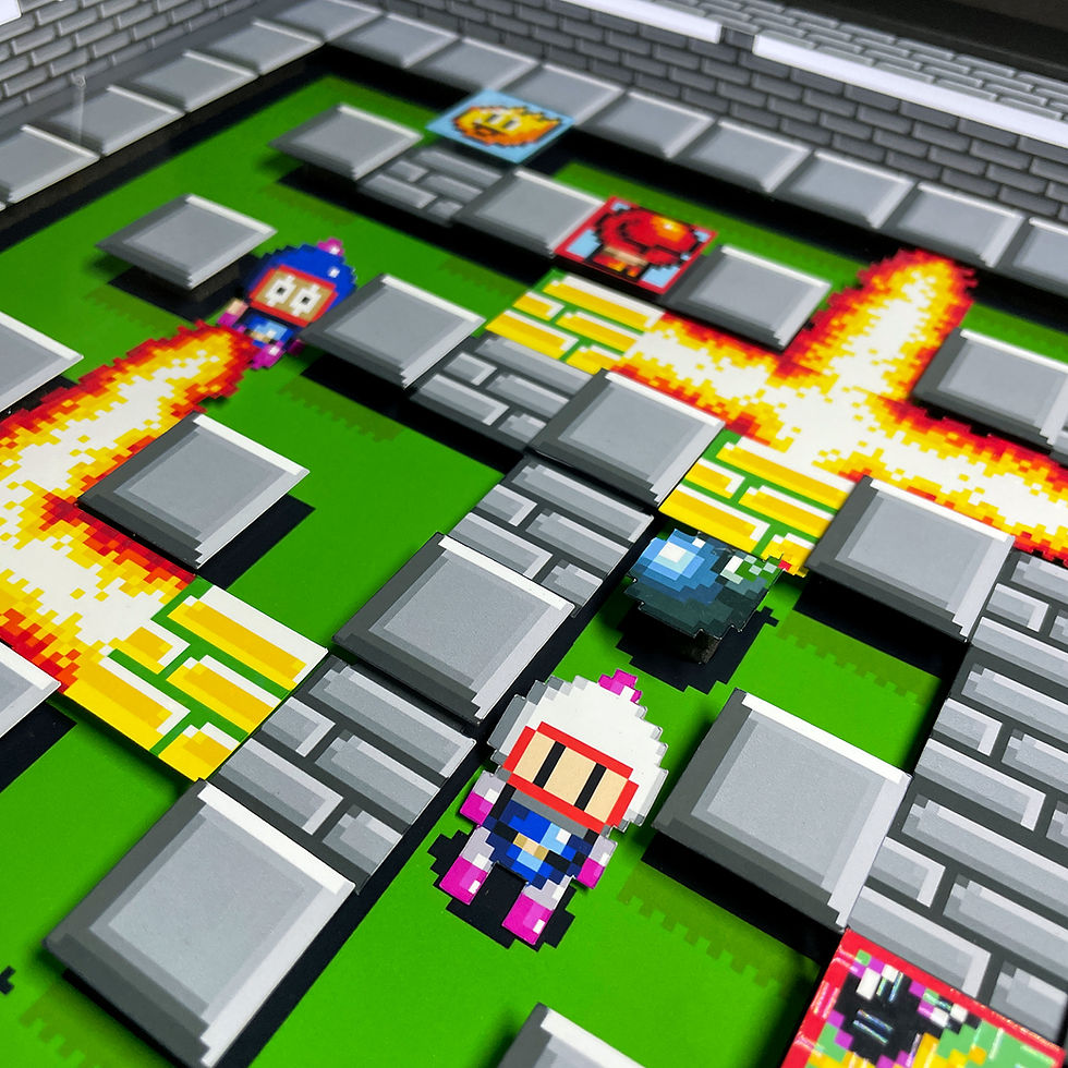 Miniatura: 3DBox Bombeman 45x33 c/LED
