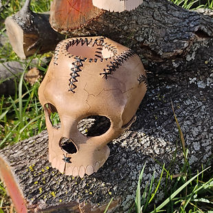 Leather Skull | The Whimsy Goblin