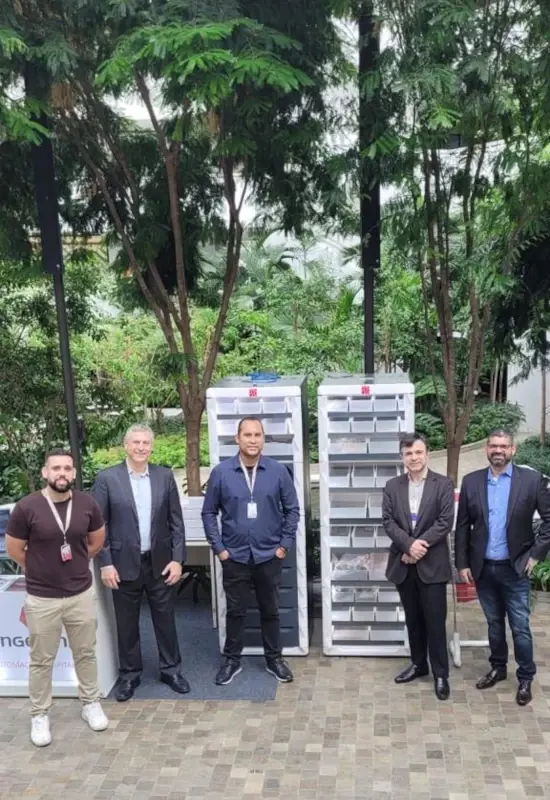 Mr. Nilson Malta (Albert Einstein automation manager & automation brazilian association VP) at our b