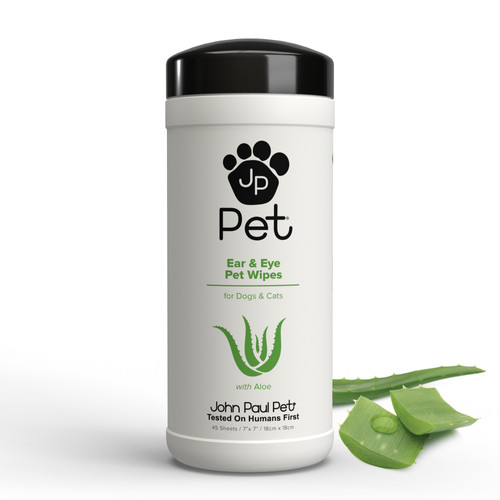 John Paul Pet Ear and Eye Cleaning Wipes petmetnaturals