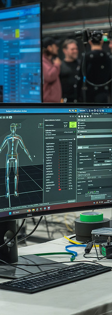 Image of Shogun software on a monitor