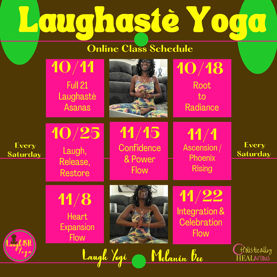 Online Laughaste Yoga Class